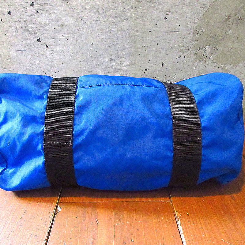 ビンテージ80's90's○Eddie Bauerナイロンボストンバッグ青○250602k6-