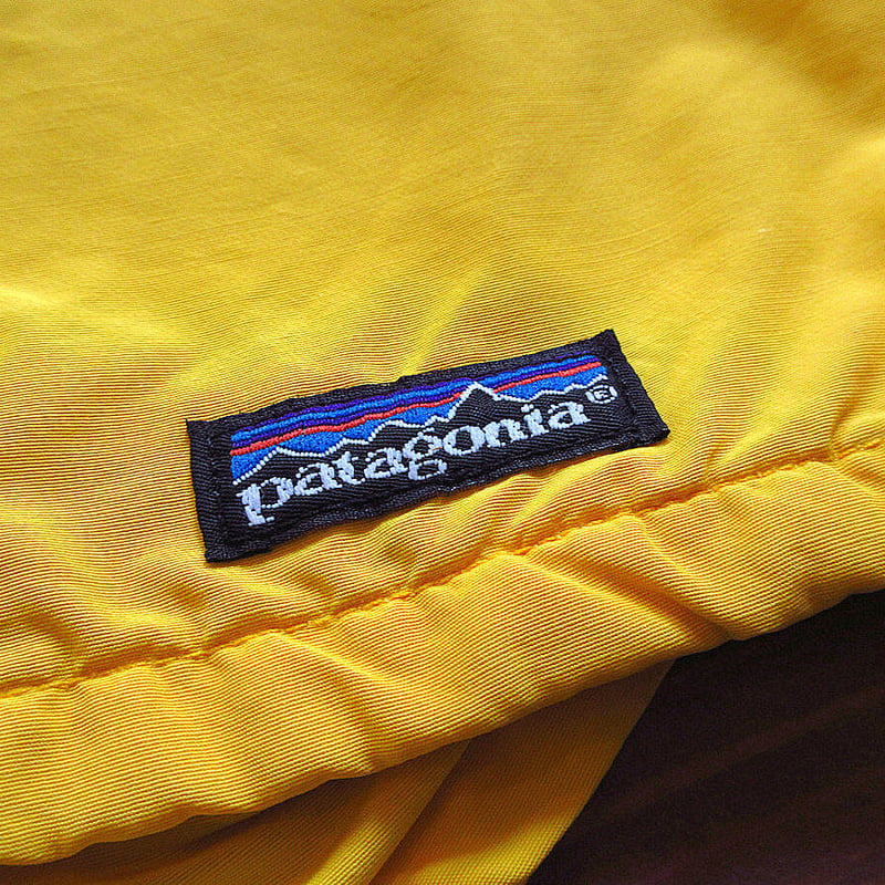ビンテージ90's○Patagoniaナイロンリバーショーツ黄size L○230711k3-