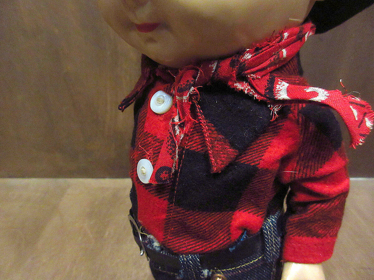 ビンテージ50's○Buddy Leeドールカウボーイ○220129s6-doll 1950s
