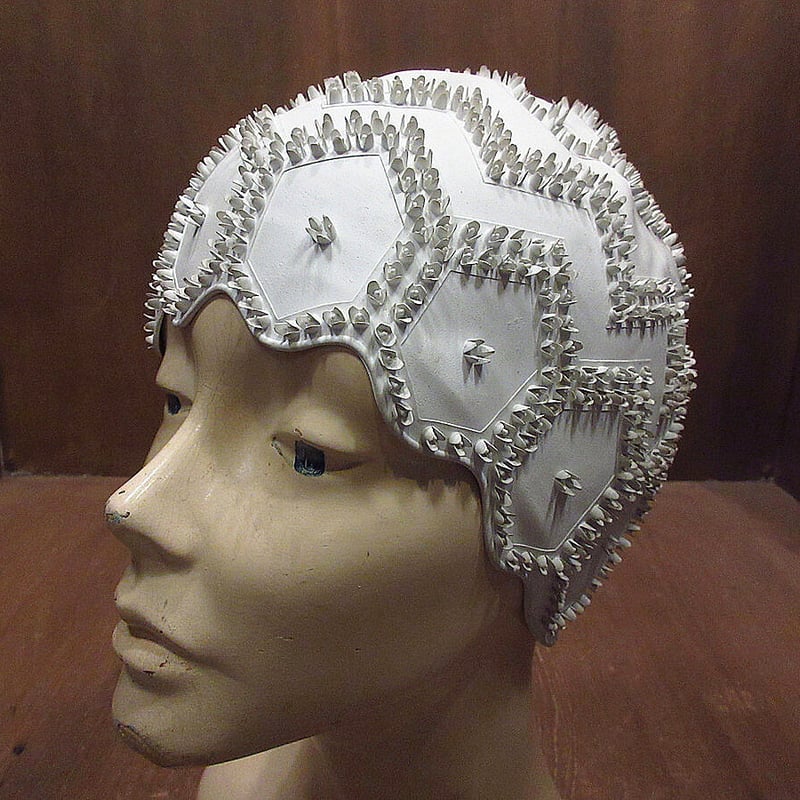 ビンテージ50's○Jantzenスイムキャップ白○220613i4-w-cp-ot ビンテージ50's○Jantzenスイムキャップ白○220613i4-w-cp-ot