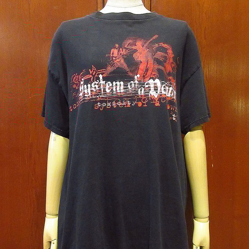 ビンテージ2000's○SYSTEM OF A DOWNプリントTシャツ黒size M ビンテージ2000's○SYSTEM OF A DOWNプリントTシャツ黒size M