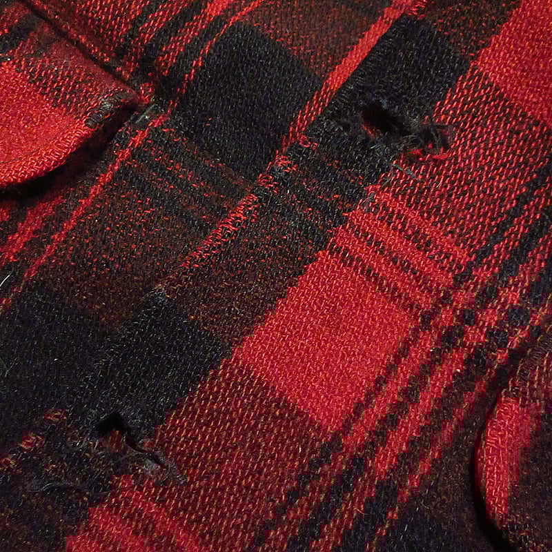 ビンテージ30's40's○DRYBAKチェックウールハンティング