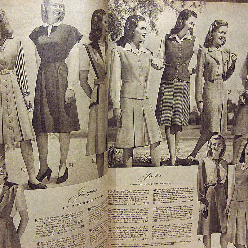 ビンテージ40's○MONTGOMERY WARD 1945年-1946年Fall & Win