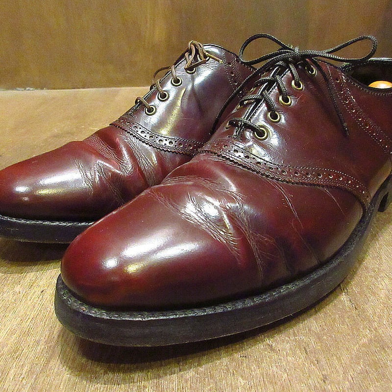 ビンテージ80's○FLORSHEIM IMPERIALサドルシューズバーガンディ ビンテージ80's○FLORSHEIM IMPERIALサドルシューズバーガンディ