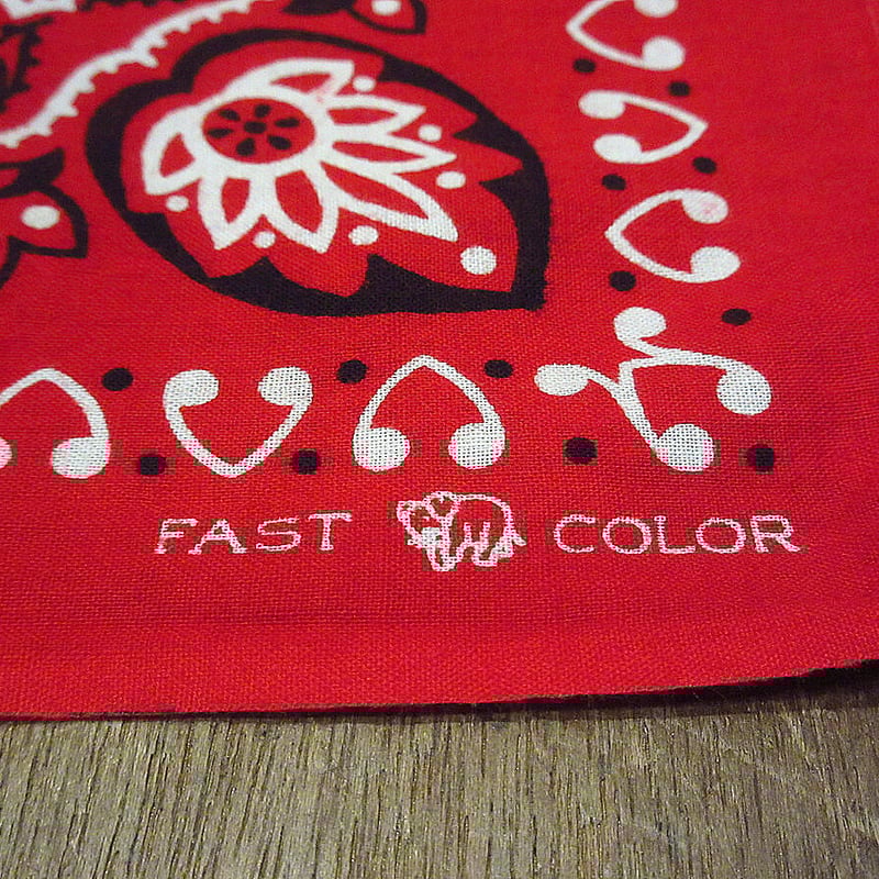 ヴィンテージ　バンダナ　fast color象印 ヴィンテージ バンダナ fast color象印 - メルカリ