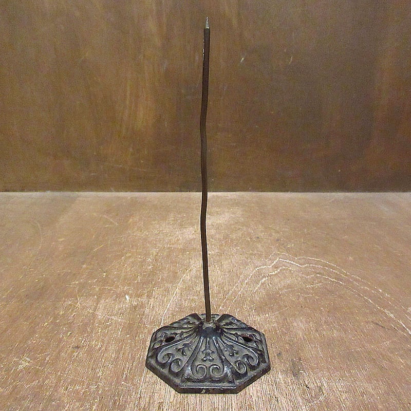 ビンテージ~20's○メタル伝票差し○230531i4-otclctアンティークメモ