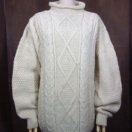 KiNVARA HANDKNIT アイルランド製 ビンテージ フィッシャーマン GAELTARRA