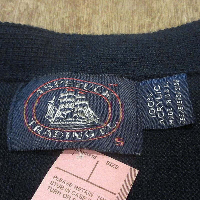 ビンテージ80's○DEADSTOCK ASPETUCK TRADING CO.アクリルニット ビンテージ80's○DEADSTOCK ASPETUCK TRADING CO.アクリルニット