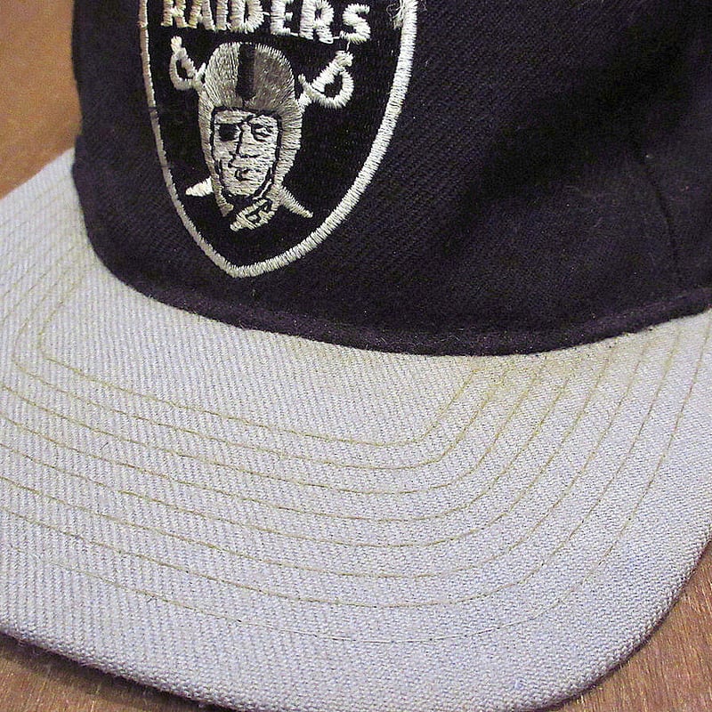 ビンテージ90's○STARTER NFL RAIDERSスナップバックウールキャップ