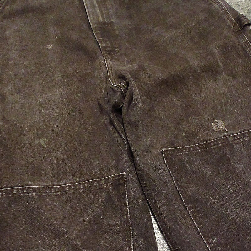 規格外！カーハート ダブルニー 超オーバーサイズ ダック オーバーオール 茶 規格外！カーハート ダブルニー 超オーバーサイズ ダック