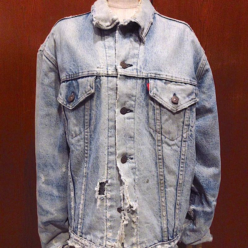 Levi’s 70505 0317 デニムジャケット38 裏地ブランケット Levi's リーバイス 70505-0317 70s TROY ヴィンテージ
