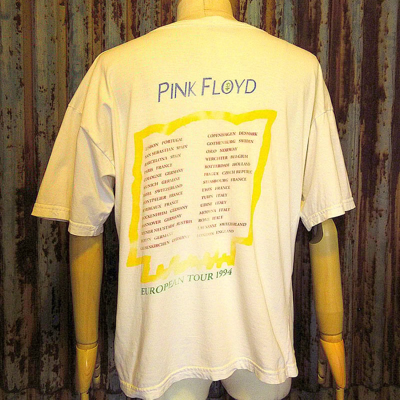 ビンテージ90's○PINK FLOYD EUROPEAN TOUR 1994 Tシャツ白○2 ビンテージ90's○PINK FLOYD EUROPEAN TOUR 1994 Tシャツ白○2