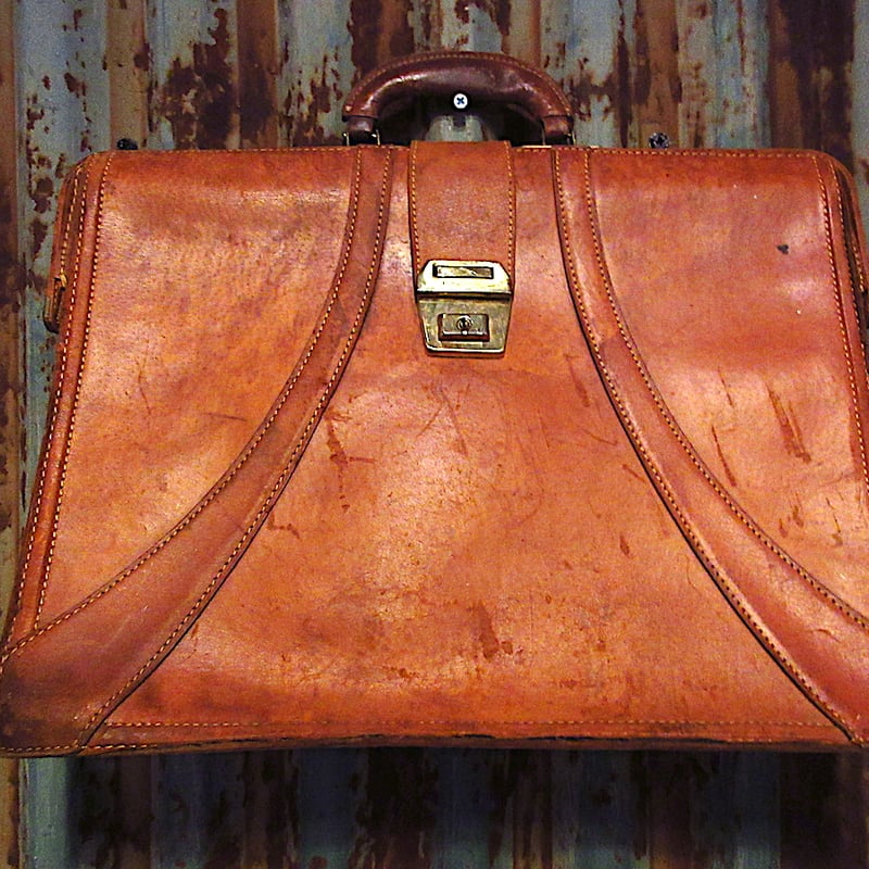 ビンテージ○レザーブリーフケース茶○260127j8-bag-brf古着革鞄