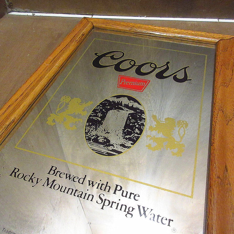 Coors ヴィンテージ木製ボックス Coors ヴィンテージ木製ボックス VINTAGE ANTIQUE WOOD CRATE WOODEN