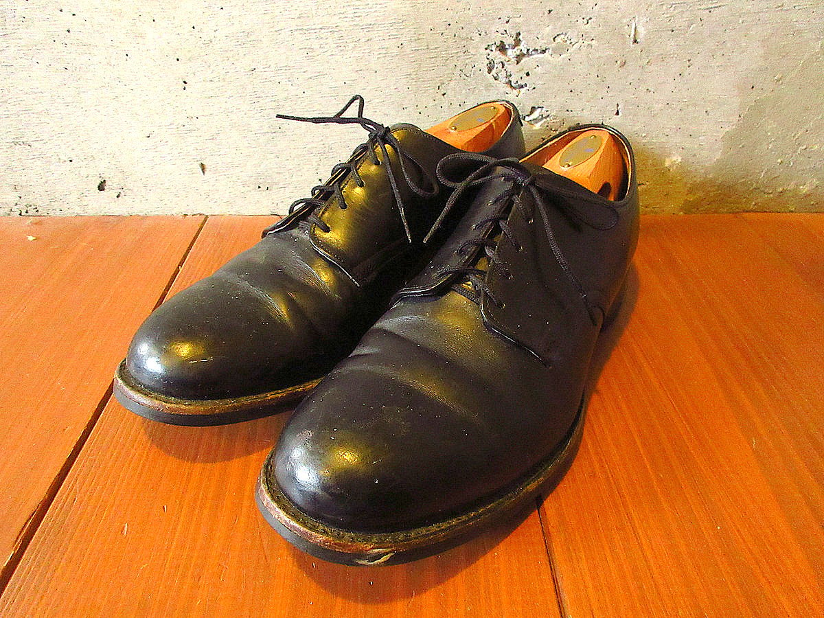 ビンテージ80's○U.S.NAVYサービスシューズ黒size 8R○231031k5-m-d...