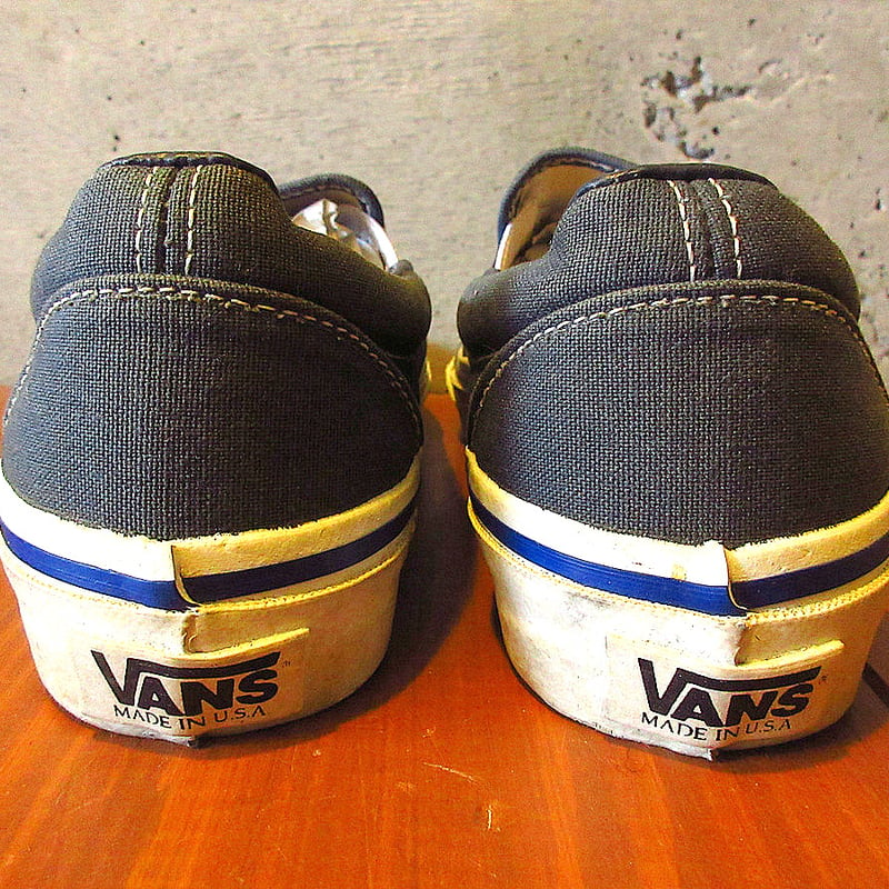 ビンテージ90's○VANSキャンバススリップオンsize 4 1/2○231121k1-w-...