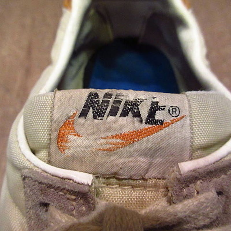 ビンテージ70's○NIKEナイロン×スウェードスニーカー10 1/2○200816n2