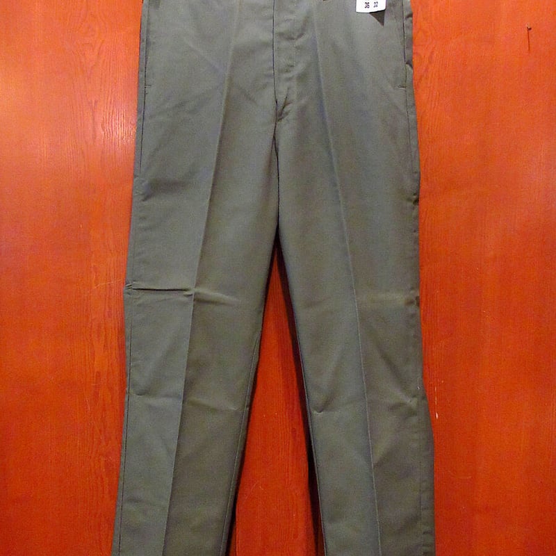 ビンテージ90's○DEADSTOCK KEY ワークパンツ深緑 表記W36 L32○2107