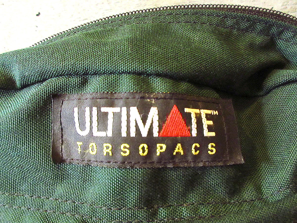 ビンテージ90's○ULTIMATE TORSOPACSナイロンウエストバック緑○240613