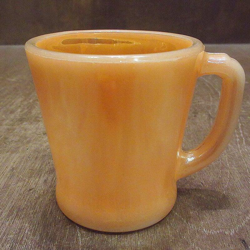 Fire King○DハンドルマグピーチラスターC○230325i6-frk