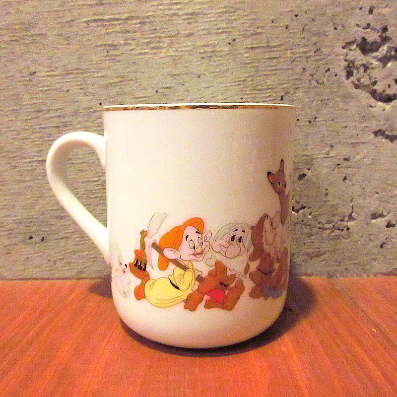 ビンテージ○Disney白雪姫マグ○240102k2-tbwrレトロマグカップ