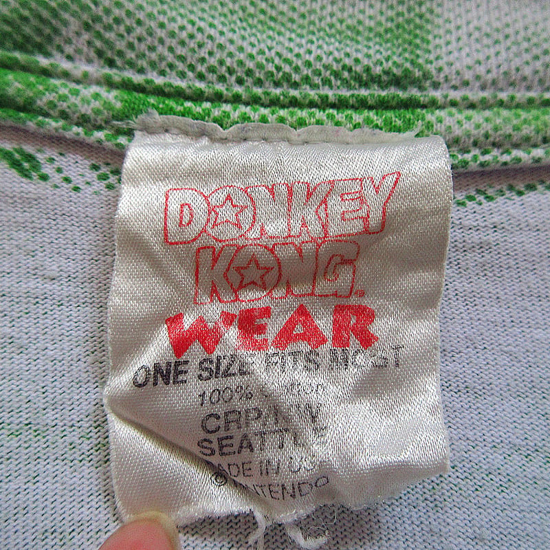 ビンテージ90's○Nintendo DONKEY KONGオールオーバープリントTシャツ