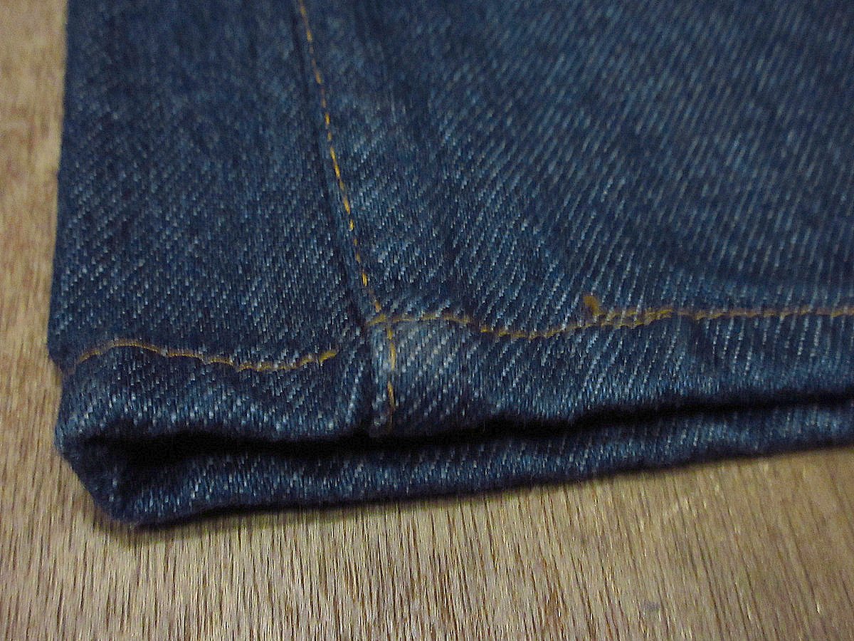 逆さ パンツ jc ビンテージ70's○JC Penney PLAIN POCKETSブーツカットジーンズ実寸W1...