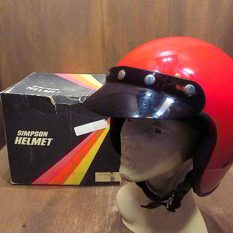 SIMPSON ジェットヘルメット　シンプソン　ヴィンテージ カーボン】Simpson シンプソン Chopper Carbon Helmet ジェット
