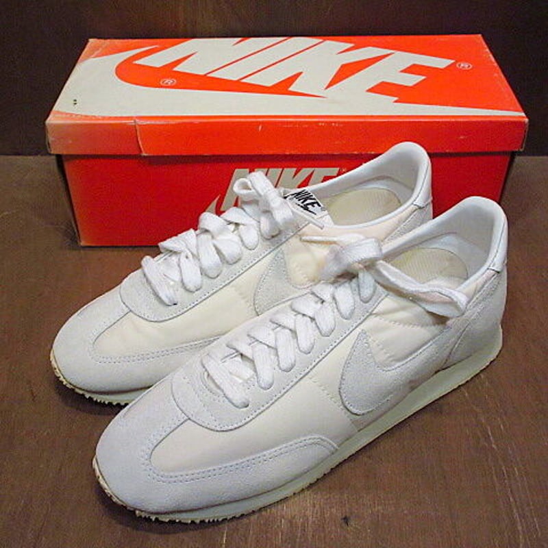 ビンテージ80's○DEADSTOCK 箱付きNIKE ナイロン×スエード
