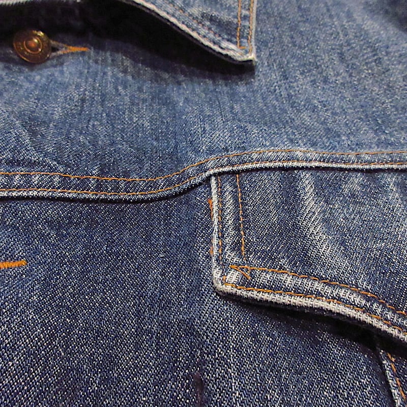 ビンテージ70's○Levi'sデニムブッシュジャケットカスタムsize EX
