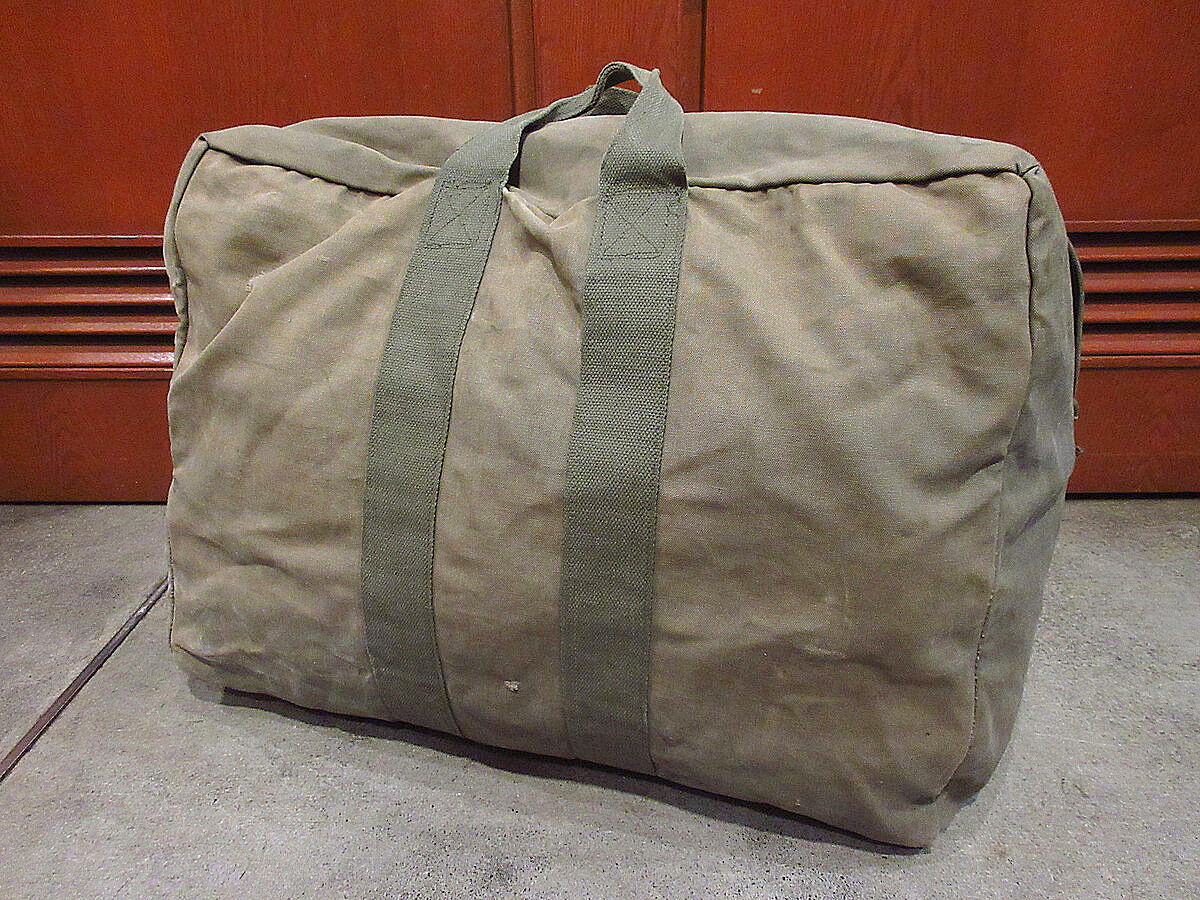 本物☆米国購入✈︎ ビンテージ当時物キットバッグ☆ステンシル入り大容量一生物バッグ fit=scale-down,w=1200