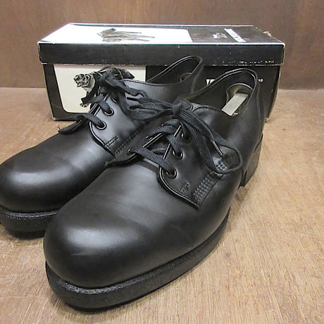 靴 vintage square toe leather shoes Square Toe Leather Shoes] 90's モッチモチなレザー使いに スクエア
