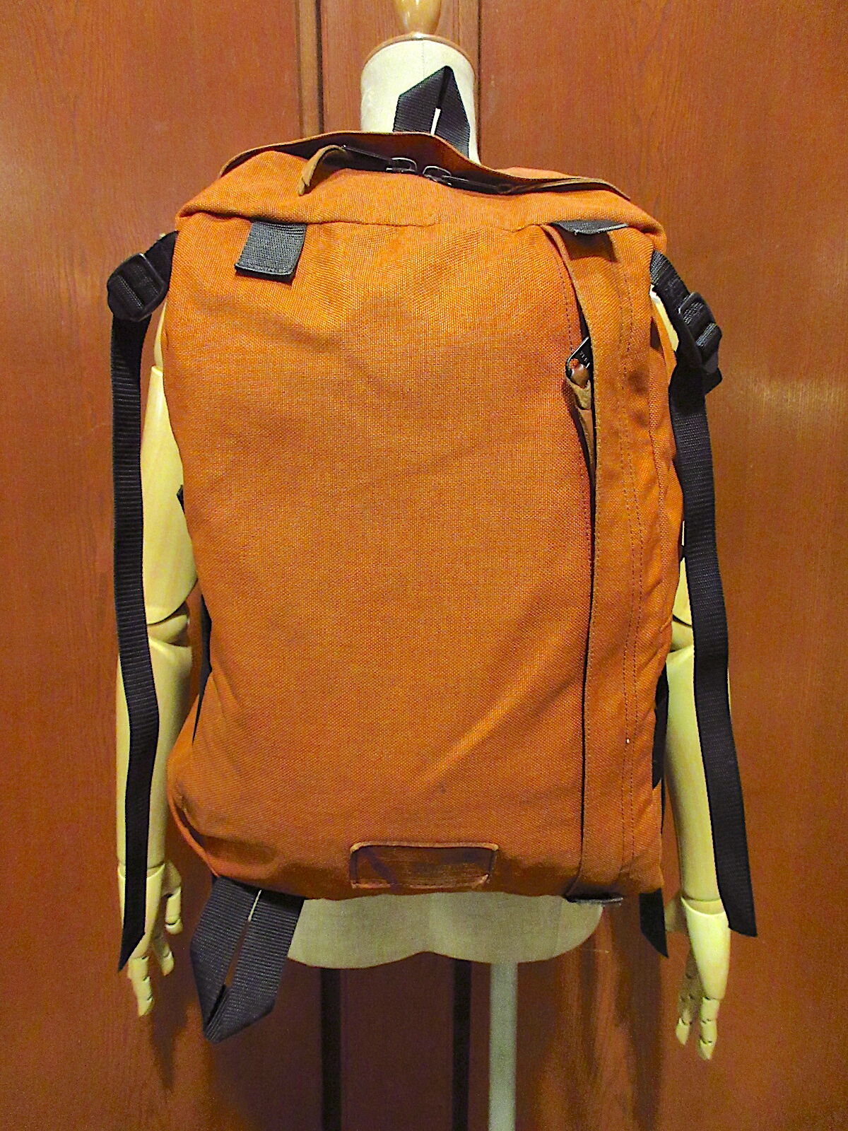 ビンテージ70's○KLETTERWERKSナイロンデイパックレンガ色○211107r8-ba...