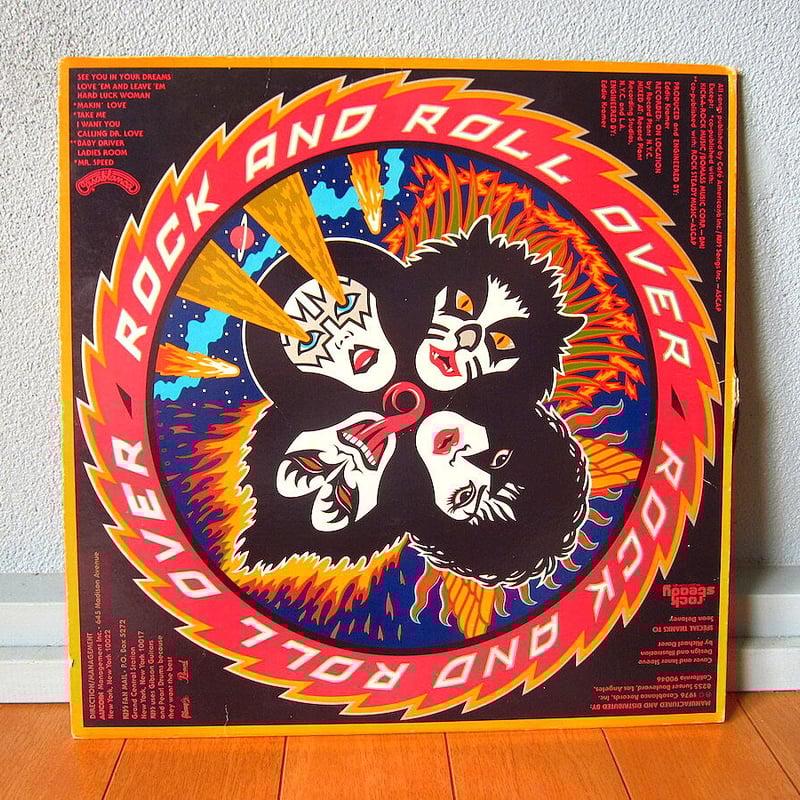 KISS○ROCK AND ROLL OVER Casablanca NBLP 7037○21