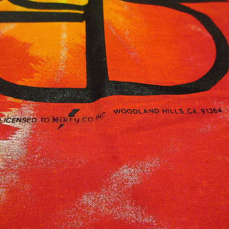 ビンテージ90's○The Doorsタイダイタペストリーsize 112cm×98.5cm○