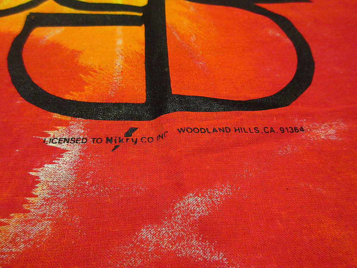 ビンテージ90's○The Doorsタイダイタペストリーsize 112cm×98.5cm○