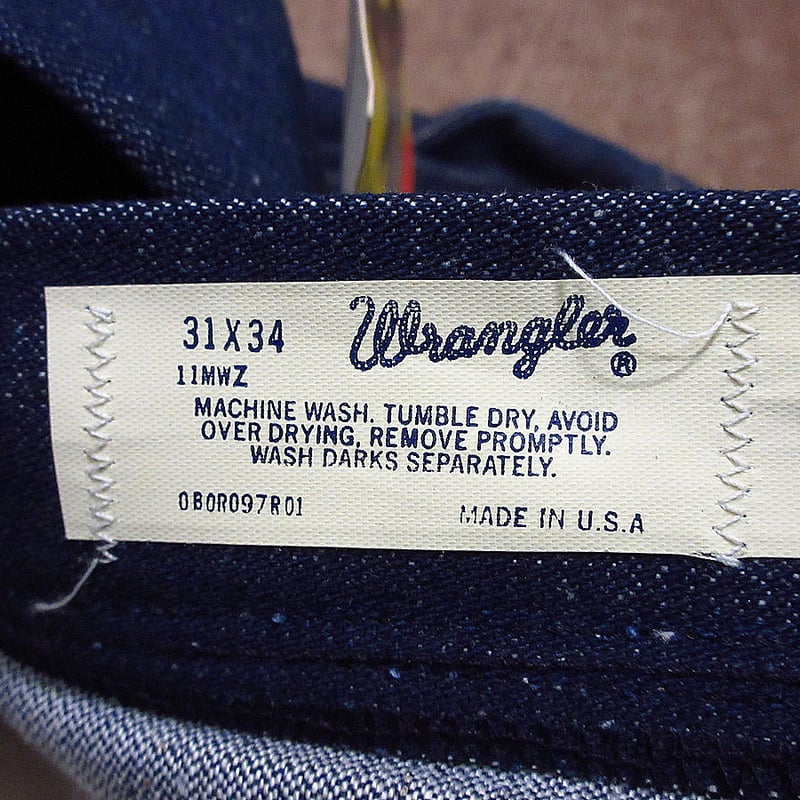 ビンテージ70's○DEADSTOCK Wrangler 11MWZ表記W31 L34○231 ビンテージ70's○DEADSTOCK Wrangler 11MWZ表記W31 L34○231