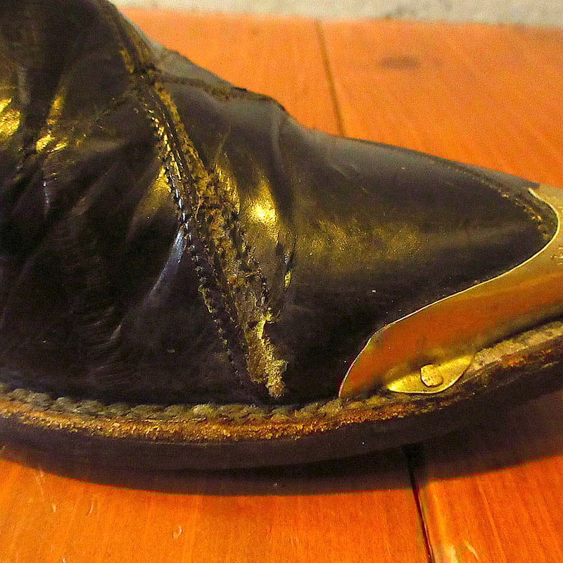 ビンテージ○J.Chisholm ウエスタンブーツ黒size 8M○240528k6-m-bt