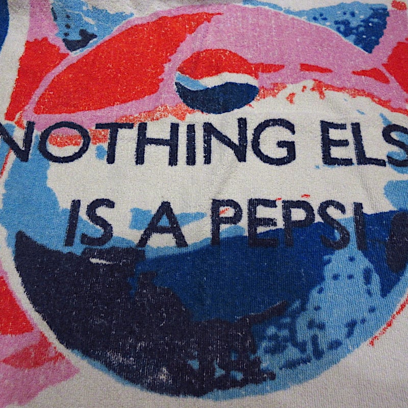 ビンテージ80's90's○NOTHING ELSE IS A PEPSIプリントビーチ