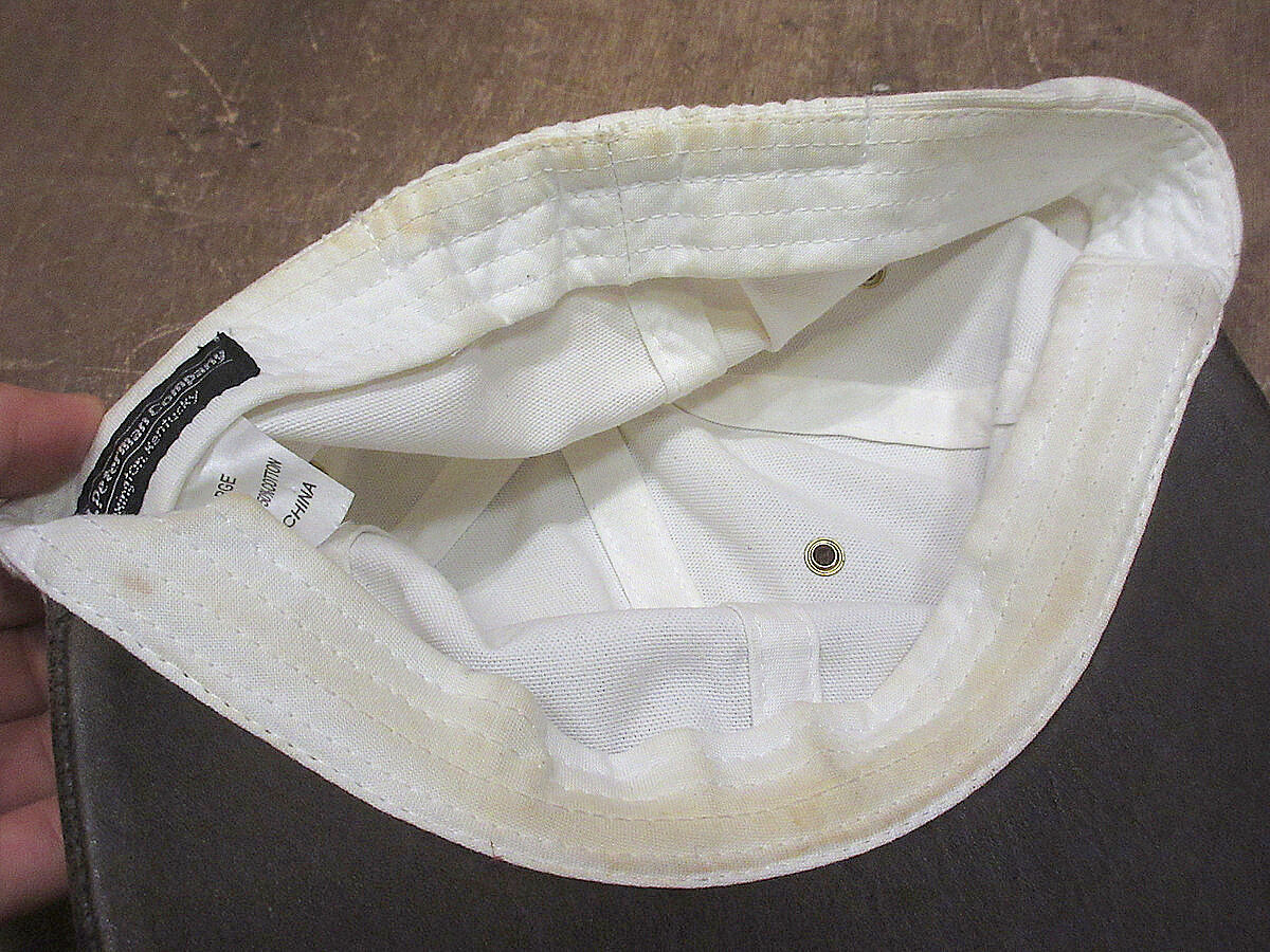 ビンテージ90's○The J.Peterman Companyレザーブリムツートンロング