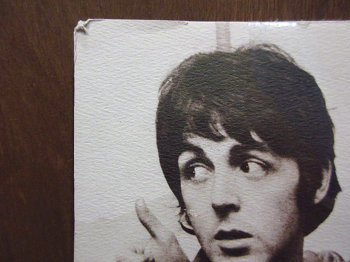 ビンテージ○THE BEATLESポスター約28cm×約35.5cm○211004i4-pst