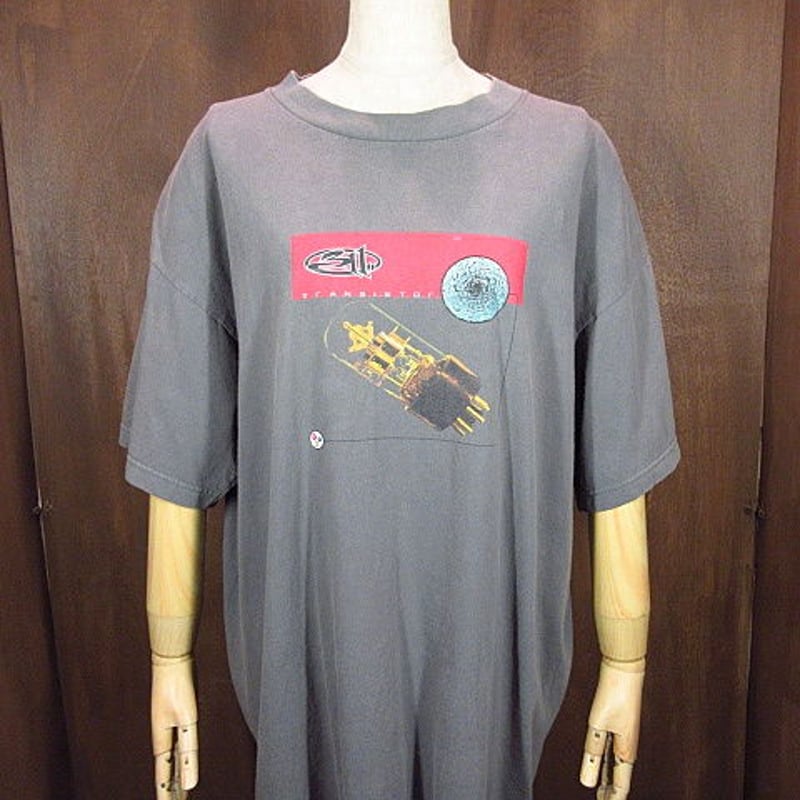 ビンテージ90's○311 TRANSISTORプリントTシャツグレーXL