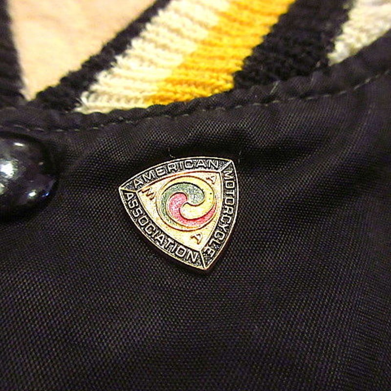 ビンテージ50's○Hatchersチェーンステッチカークラブジャケットsize M