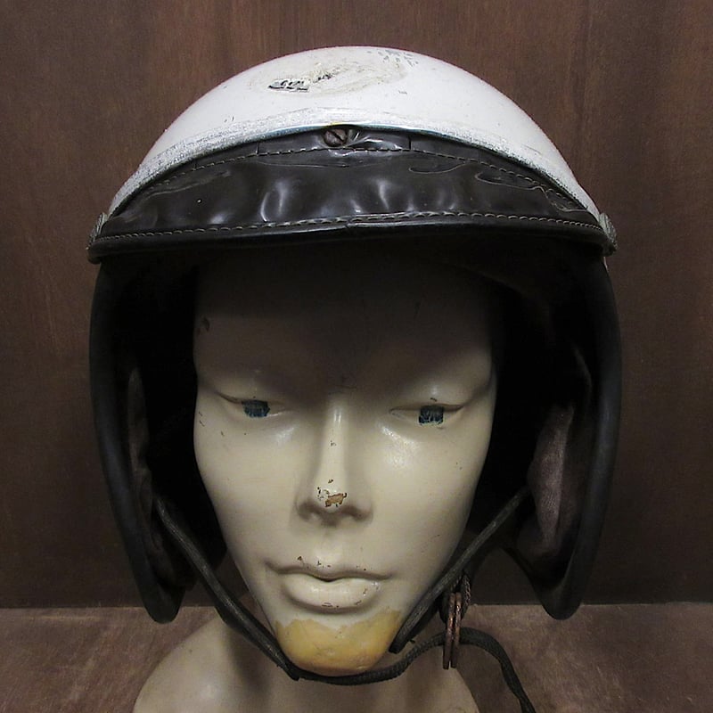ビンテージ○BELL SB-104バイザー付きジェットヘルメット白size 7 3/4