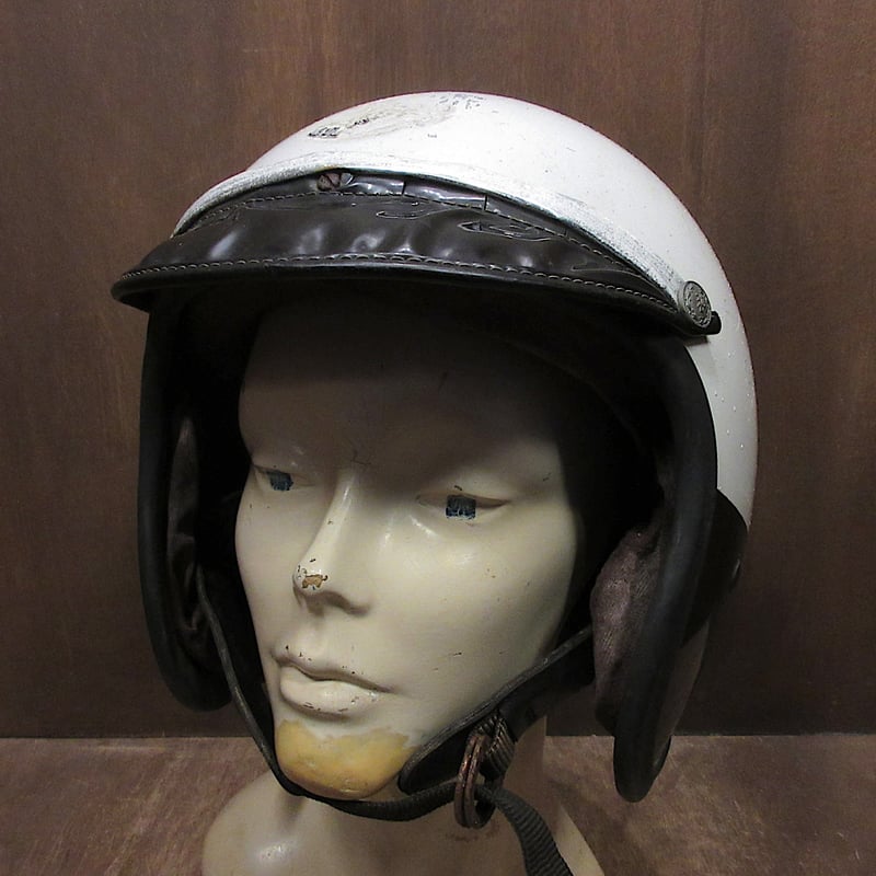 ビンテージ○BELL SB-104バイザー付きジェットヘルメット白size 7 3/4