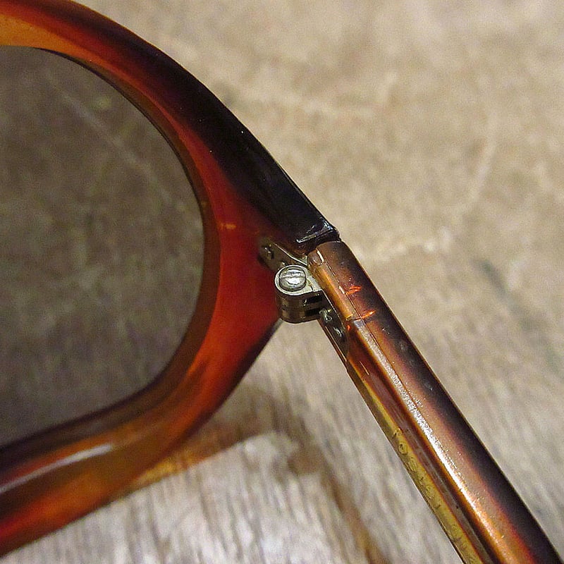 ビンテージ60's○foster grantべっ甲柄オーバルサングラス