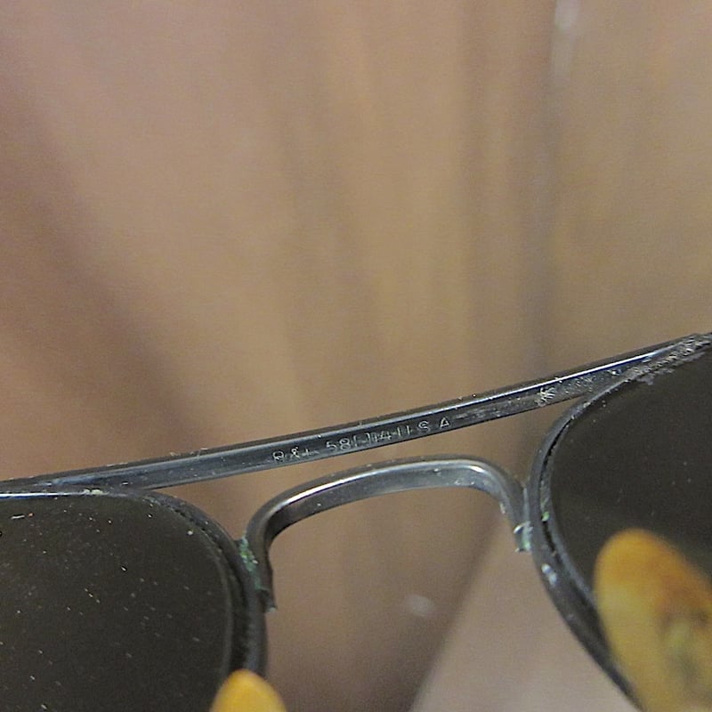 ビンテージ80's○ケース付きB&L Ray-Banティアドロップサングラス