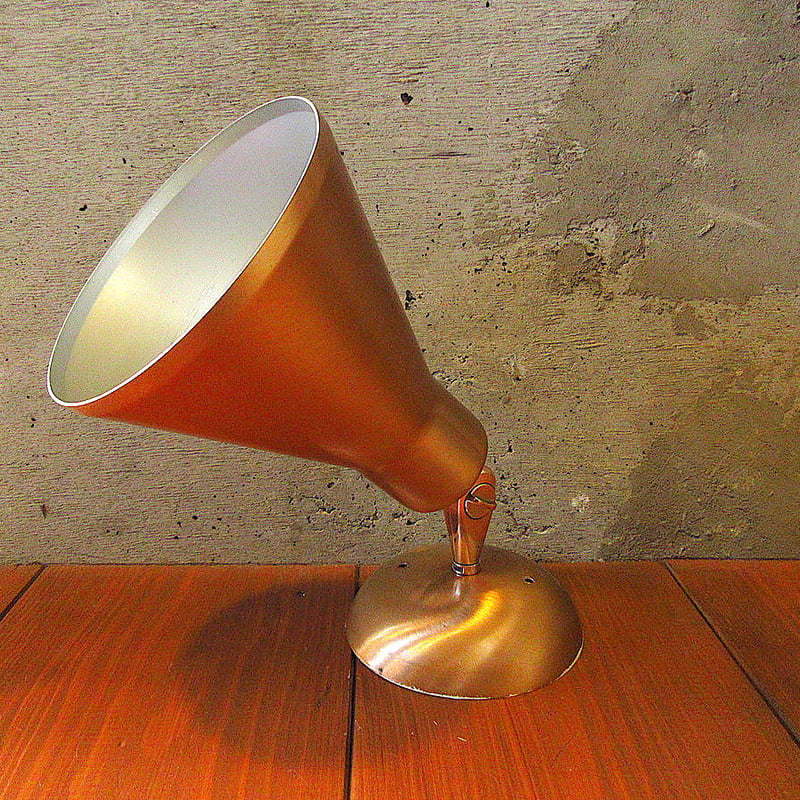 ビンテージ50s○ウォールブラケットランプジャンク○240210k7