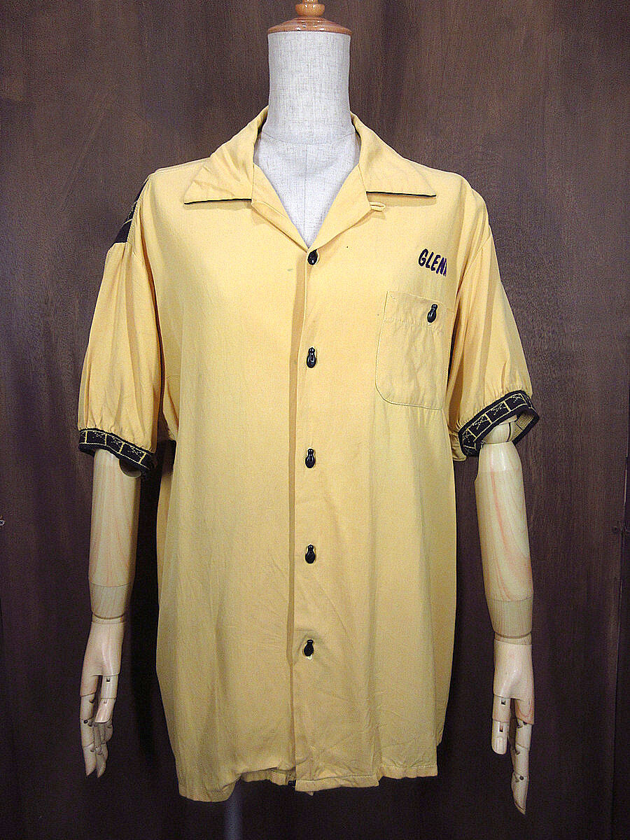 1950~60 Air-Flo オープンカラーシャツ ボーリングシャツ 【公式通販】
