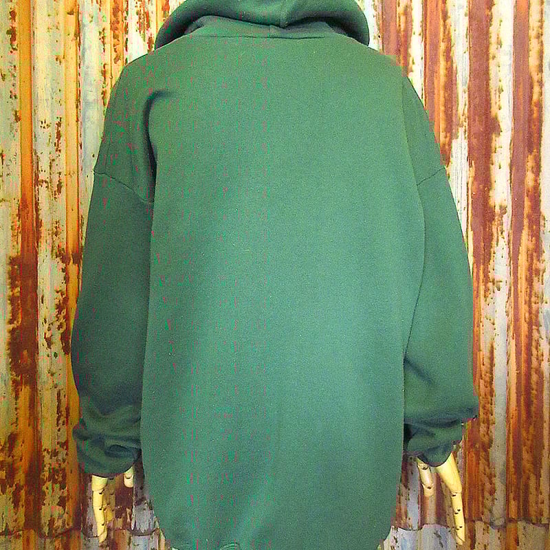 ビンテージ90's○Leeスウェットジップアップパーカ緑size XL ビンテージ90's○Leeスウェットジップアップパーカ緑size XL